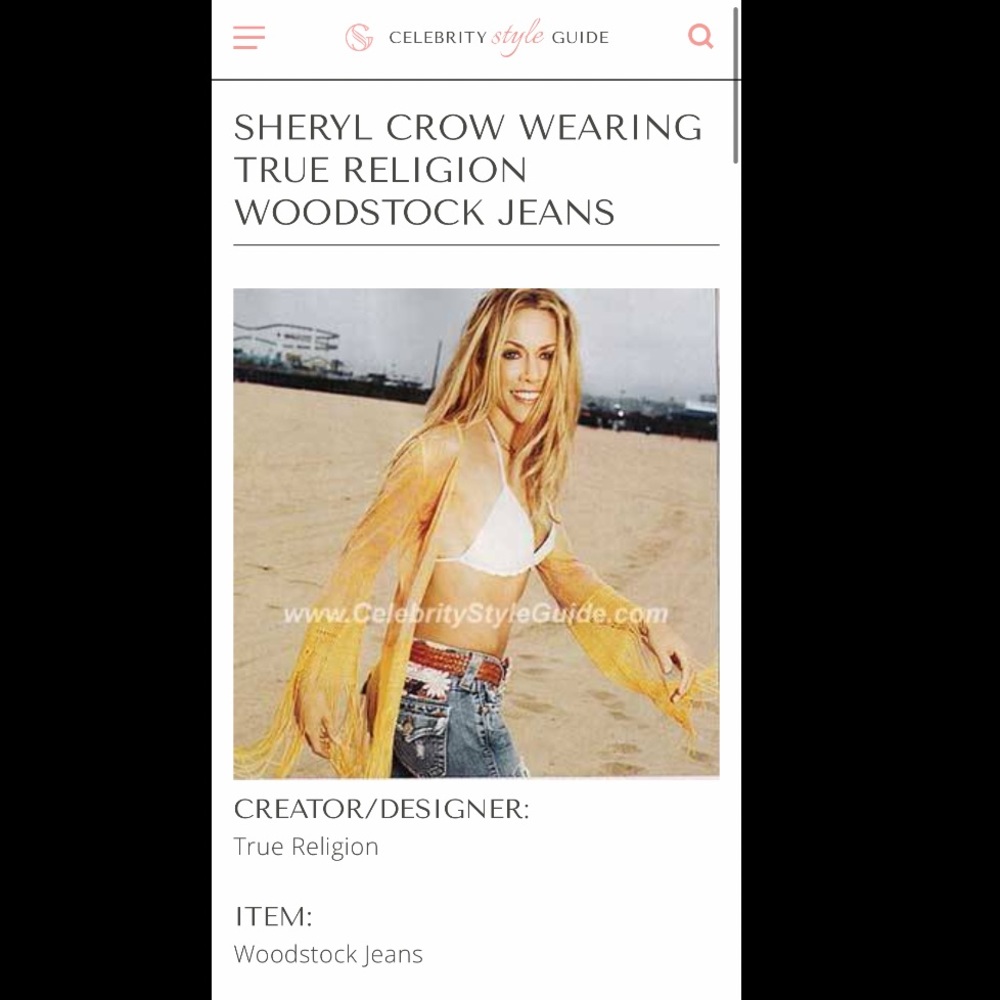 True Religion Woodstock Original Floral Patchwork Low Rise Jeans Y2K